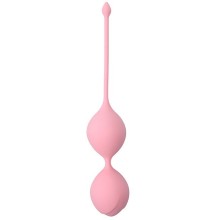 Вагинальные шарики «See You In Bloom Duo Balls 36mm», цвет розовый, Dream Toys 21228, из материала Силикон, длина 20 см., со скидкой