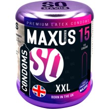 Презервативы «Maxus XXL», с увеличенным размером, 15 шт, 0901-058, из материала Латекс, со скидкой