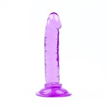 Фиолетовый анальный фаллоимитатор на присоске, общая длина 12 см., Оки-Чпоки 9855513, бренд Сима-Ленд, длина 12 см., со скидкой