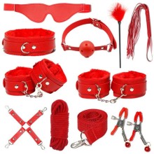 Красный БДСМ-набор «Оки-Чпоки» из 11 предметов, 9915793, бренд Сима-Ленд
