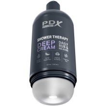Мастурбатор «Deep Cream - Shower Therapy Stroker» в форме шампуня, Pipedream RD62320, из материала TPE, цвет Черный, длина 28.5 см.