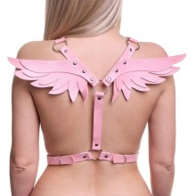 Розовая портупея «Оки-Чпоки» с крыльями, 9909019, из материала Искусственная кожа, S/L, со скидкой