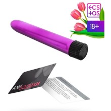 Эротический набор «Ахи вздохи: 20 карт и вибратор», ECSTAS 7102036, из материала Пластик АБС, цвет Фиолетовый, со скидкой
