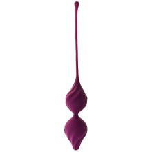 Фиолетовые вагинальные шарики «Lyra Alcor», силикон, Le Frivole 06151, цвет Фиолетовый, длина 21 см.