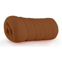 Карманный мастурбатор-вагина «BRIANNA», цвет коричневый, Dream Toys 22012, из материала TPE, длина 10.5 см.