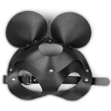 Пикантная черная маска «Озорная мышка» с заклепками, Страна Карнавалия 9098172, из материала Искусственная кожа, со скидкой
