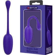 Виброяйцо «Super Soft», цвет фиолетовый, Baile BI-014786-3, из материала Силикон, коллекция Pretty Love, длина 16.6 см., со скидкой