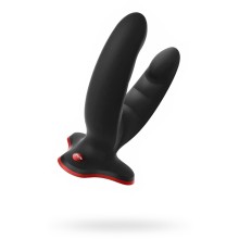 Анально-вагинальный фаллоимитатор «RYDE Grinding Dildo», Fun Factory 20101, из материала Силикон, цвет Черный, длина 12.3 см., со скидкой