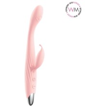Вибратор-кролик «Sexy Game», 10 режимов вибрации, Bior Toys ee-10291, цвет Розовый, длина 20 см., со скидкой
