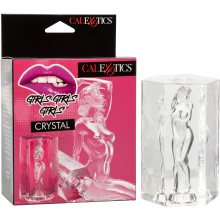 Оригинальный мастурбатор «Girls, Girls, Girls - Crystal» с внутренним рельефом в виде женского тела, CalExotics SE-0892-05-3, из материала TPE, длина 9.5 см.