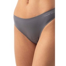 Бесшовные трусы-бразилиана со средней линией талии, 44, графит, Coquette Revue, CR_56002-16 Трусы, 44 размер