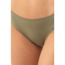 Бесшовные трусы-слип co средней линией талии, выполнены по новейшей технологии с клееным краем, 46, зеленый, Coquette Revue, CR_57002-23 Трусы