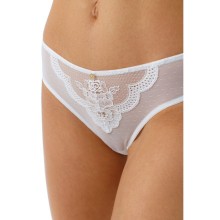 Трусы-слип со средней линией талии, 46, белый, Coquette Revue, CR_Roses 65117-01 Трусы