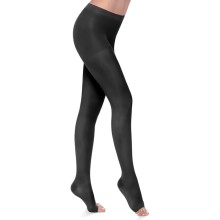 Плотные колготки из лайкры 70 den с легкой компрессией &#40, 12/15 mmHg&#41, , открытый носок для лучшего комфорта, 4, черный, Silca, Silca_CL3180 Collant Nady 70 den Nero, 4-L