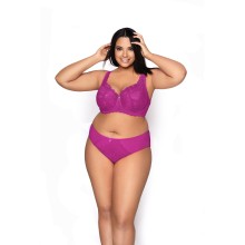 Бюстгальтер цвета маджента Carmela Big выполнен из кружева с красивым цветочным узором, 65G, фиолетовый, MAT, MATM-053-22 Carmela Big Magenta