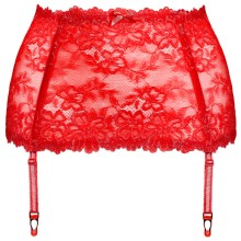 Роскошный пояс для чулок является одним из самых соблазнительных аксессуаров, добавляя чувственную притягательность в Ваш образ, 40, красный, MAT, MAT_P-053-3 Carmela Czerwony, из материала полиамид, 40 размер