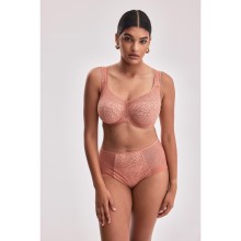 Кружевные трусики-слип Celeste с завышенной посадкой и широким бочком, 40, как-на-фото, Alles, Alles_Celeste Classic Lososiowy, цвет мульти, 40 размер