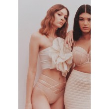 Трусики-стринги средней посадки, 42, бежевый, Alles, Alles_Chita Stringi Beige, 42 размер