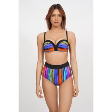 Бюстгальтер-балконет из коллекции Simphony of Colours с формованными чашками на косточках, 75B, как-на-фото, Uniconf, Uniconf_CBS325 V1, цвет мульти