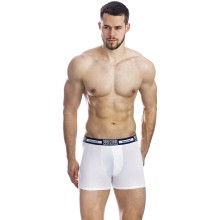 Классические боксеры UNICONF из премиального гипоаллергенного хлопка с добавлением эластана, M, белый, Uniconf, Uniconf_BB32 Белый, из материала хлопок