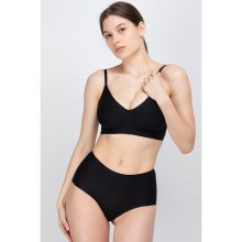 Идеальные женские трусы, XXL, черный, Opium, Opium_T-125 Черный, из материала полиамид