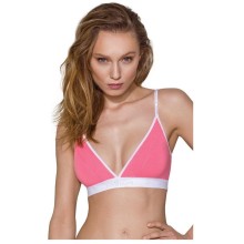 Красивый и удобный бюстгальтер на регулируемых бретелях, S, розовый, Passion PasPS007 top Pink