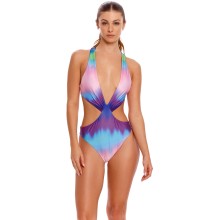 Купальник – трикини Malibu с открытой спинкой, L, фиолетовый, Agua Bendita, AB_10544 Malibu Vini