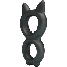 Эрекционное двойное кольцо «Crazy Bull Toran 20 Model», Baile BI-210365, длина 9.3 см.