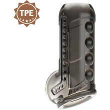 Прозрачная насадка на пенис «Pretty Love Penis Sleeve», прозрачный, Baile BI-026267, длина 12.7 см.