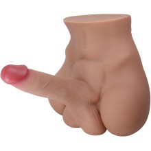 Мастурбатор попка полуторс с реалистичным фаллоимитатором «Full Replica Pretty Love Rhyne», цвет телесный, Baile BM-009250NG, коллекция Crazy Bull, длина 24.6 см.