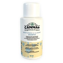 Разглаживающий шампунь для блеска «Canna+ Moisturizing & Glossing Shampoo», 50 мл, Fame Brands Cosmetics CNS-021, 50 мл.