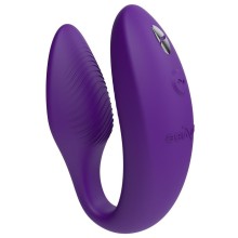 Вибратор для пар «We-Vibe Sync 2» с пульсацией, цвет фиолетовый, SNSZ3SG4, длина 7.7 см.