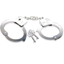 Наручники металлические «Beginners Metal Cuffs», цвет серебристый, PipeDream 380000PD, One Size (Р 42-48)