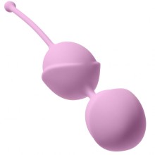 Вагинальные шарики со смещенным центром «Love Story Sweet Kiss», розовый, силикон, Lola Games 3004-01Lola, длина 19 см.