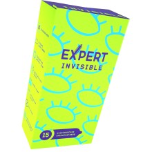 Презервативы тонкие «Expert Invisible» 15 шт, латекс, 9472ex