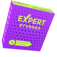 Презервативы точечные «Expert Studded» 3 шт, 9267ex