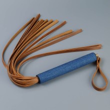 Стилизованная плеть «Дикий Запад», цвет коричнево-синий, СК-Визит 3485-8, цвет коричневый