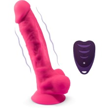 Вибратор термоактивный «Silexd 8 Model 1» с пультом ДУ, розовый, Adrien Lastic 255811AL, длина 20 см.