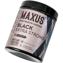 Утолщенные презервативы «Maxus Extra Strong» с железным кейсом ,15 шт, MAXUS Extra Strong №15, длина 18 см.
