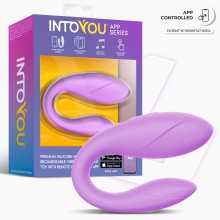 Интерактивный вибромассажёр для пар, IntoYou LC-IN-478, длина 9.2 см.