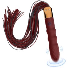 56-4012 / Вибратор-Плеть, 56-4012, цвет коричневый, длина 17.7 см.