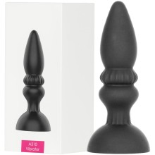 Втулка анальная «A310» с вибрацией, цвет черный, BOYS OF TOYS 63-00081, длина 14.2 см.