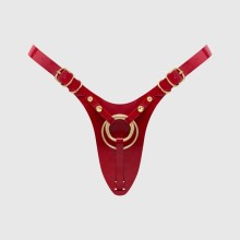 Пояс для страпона Strap-On-Me Leatherette Harness Fabulous, красный, 6017463