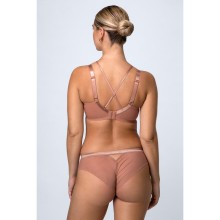 Кружевные трусики-бразилиана Chiara цвета кофе, 44, кофе, Alles, Alles_Chiara Braziliany Mocha Mousse, цвет коричневый, 44 размер