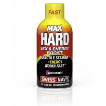 Биологически активная добавка к пище «Мах Нard Sex & Energy Boost», 1 шот unisex, 59 мл, Swiss Navy SNMHS1, 59 мл.