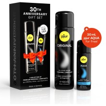 Набор «30th Anniversary Gift Set»: «Original» + «Aqua», 100 мл + 30 мл, pjur 14064-01, 130 мл.