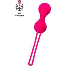 Вагинальные шарики для укрепления интимных мышц, силикон, 64 гр., в пакете, 351059, длина 8 см.