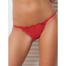 Откровенные красные стринги из сетчатой ткани, размер M/L, Opium 418