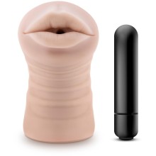 Телесный мастурбатор-ротик Nicole Vibrating Masturbator, BL-73543, бренд Blush Novelties, длина 12.7 см.