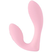 Гибкий розовый вибратор «DuoFlex», Selove SE103-pink, длина 12.5 см.